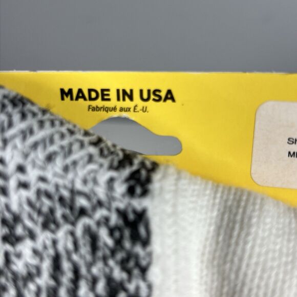 Wigwam Work Socks Double Cushioned White & Black Men's Size XL 12-15 Shoe - Picture 4 of 6